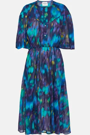 Marant Etoile Robe midi Maggy imprimée en coton