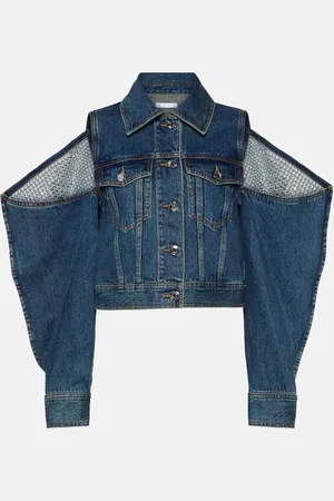 AREA Veste en jean à ornements
