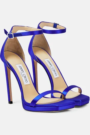 Jimmy Choo Sandales Alva 120 en satin