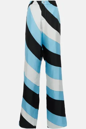 Puccini Pantalon ample Iride en soie