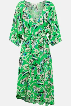 Diane von Furstenberg Robe portefeuille midi Eloise