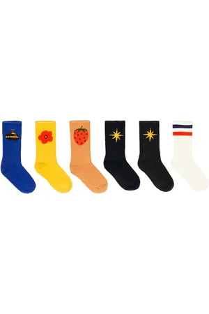 Mini Rodini Set de 6 paires de chaussettes en coton mélangé