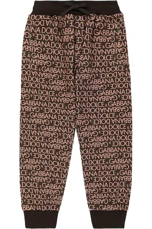 Dolce & Gabbana Pantalon de survêtement en coton à logo