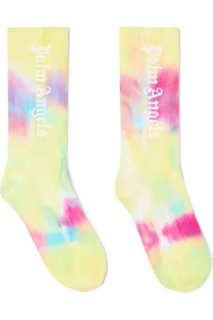 Palm Angels Chaussettes tie & dye en coton mélangé