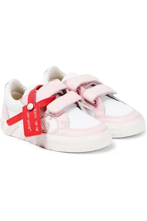OFF-WHITE Baskets Vulcanized bordées de cuir