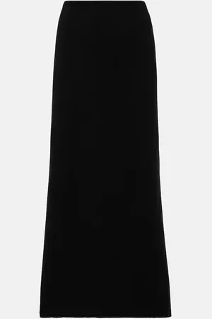 Fforme Jupe longue Isabella en laine et coton