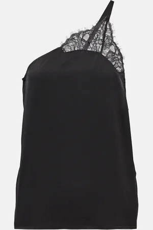 J.W.Anderson Caraco asymétrique en satin et dentelle