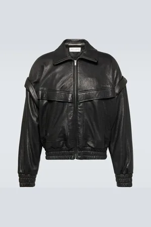 Saint Laurent Veste bomber en cuir