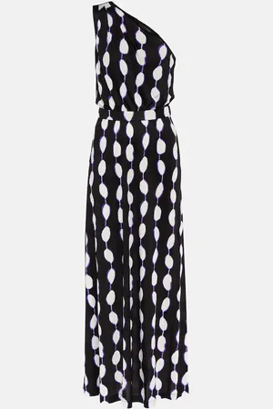 Diane von Furstenberg Robe longue asymétrique Kiera imprimée