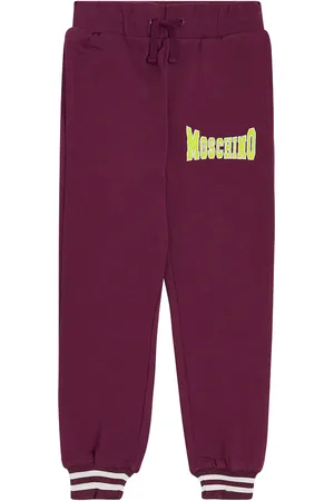 Moschino Pantalon de survêtement en coton à logo