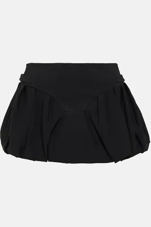 MUGLER Mini-jupe en crêpe