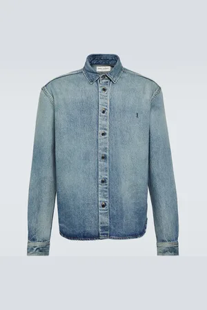 Saint Laurent Chemise Cassandre en jean