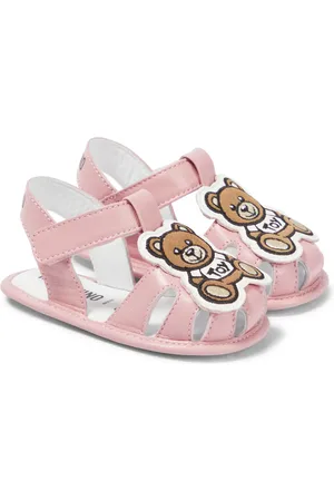 Moschino Bébé – Sandales Teddy Bear en cuir