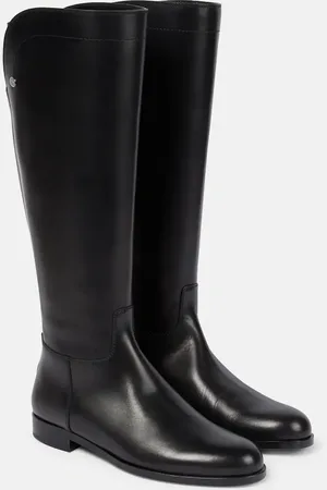 Loro Piana Bottes Welly en cuir
