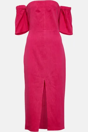 Isabel Marant Robe midi Stony à encolure bardot