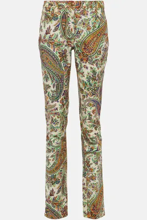 Etro Jean slim à taille mi-haute