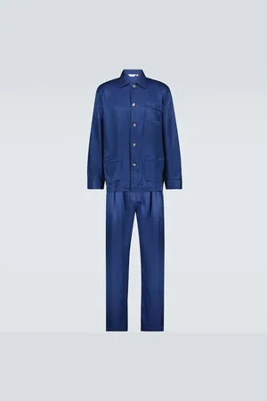 DEREK ROSE Ensemble de pyjama Woburn rayé en soie