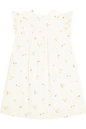 BONPOINT Robe Florentine brodée en coton
