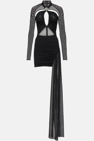 DAVID KOMA Robe asymétrique