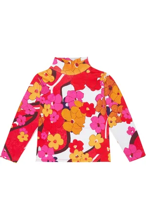 ERL Top en coton à fleurs