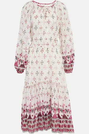 Marant Etoile Robe midi Fratela imprimée en coton