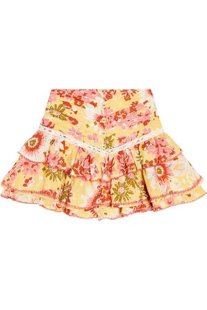 POUPETTE ST BARTH Jupe Alizee en coton à fleurs