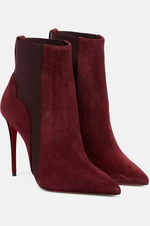 Christian Louboutin Bottines Chelsea Chick en daim