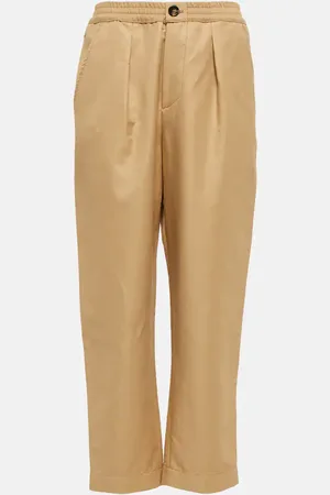 Marni Pantalon droit raccourci à taille haute