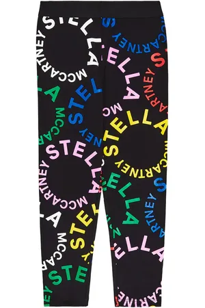 Stella McCartney Legging imprimé en coton mélangé à logo