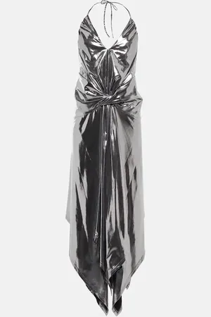 ALEXANDRE VAUTHIER Robe midi métallisée