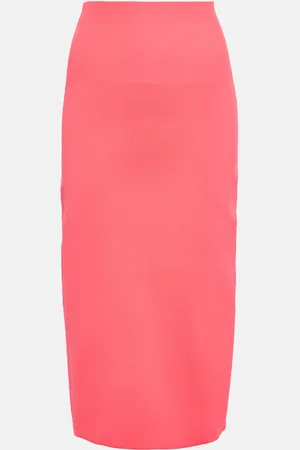 Victoria Beckham Jupe midi VB Body à taille haute