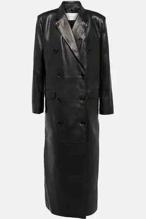 MAGDA BUTRYM Manteau croisé en cuir