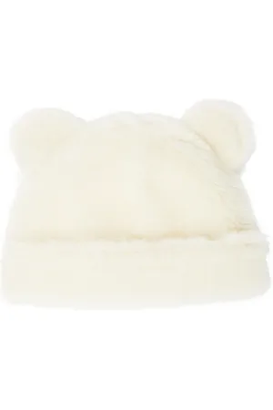 Max Mara Bonnet en alpaga, lin et soie
