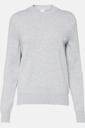 Bottega Veneta Pull en cachemire et cuir