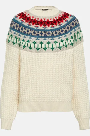 Loro Piana Pull intarsia en cachemire