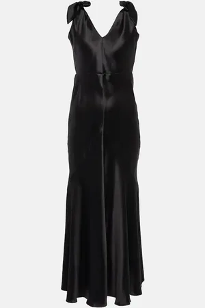 GABRIELA HEARST Robe longue Havilland en satin de soie
