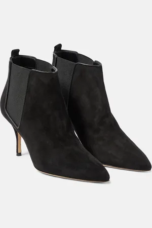 Manolo Blahnik Bottines Dildi Otto en daim