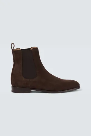 Manolo Blahnik Bottines chelsea Delsa en daim