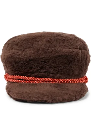 Mini Rodini Casquette gavroche en fourrure synthétique