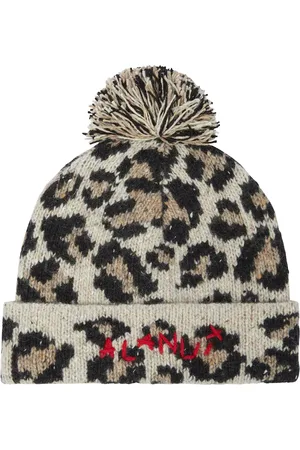 Alanui Bonnet Wild Spirit à motif léopard