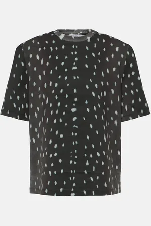 The Attico T-shirt matelassé en coton imprimé