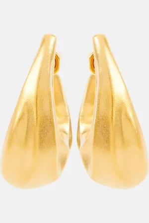 Khaite Boucles d’oreilles Olivia Medium en plaqué or