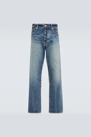 Kenzo Jean droit Asagao à taille haute