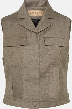 AYA MUSE Top raccourci Mia en laine