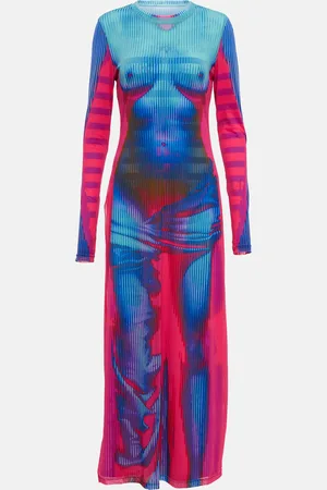 Y / PROJECT X Jean Paul Gaultier – Robe longue Body Morph