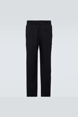 Giorgio Armani Pantalon droit en laine vierge