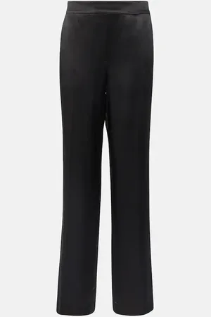 Joseph Pantalon droit Tova en satin de soie