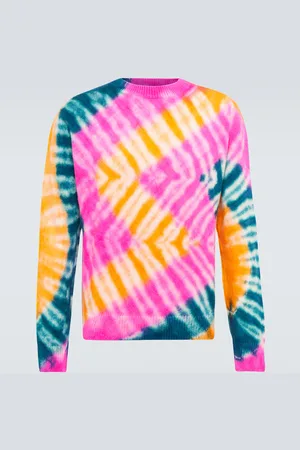 THE ELDER STATESMAN Pull Zig tie & dye en cachemire