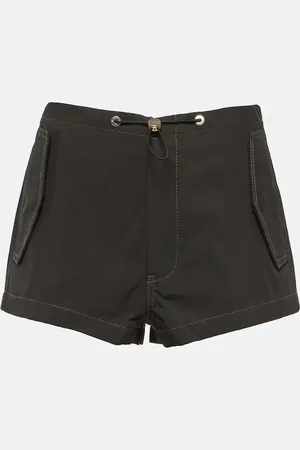 DION LEE Short à taille haute en coton mélangé