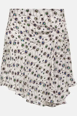 Isabel Marant Mini-jupe Selena asymétrique imprimée